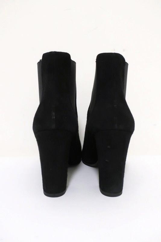 IRO Ankle Boots Eidem Black Suede Size 37 High Heel Chelsea Boots available at CelebrityOwned.com img_7
