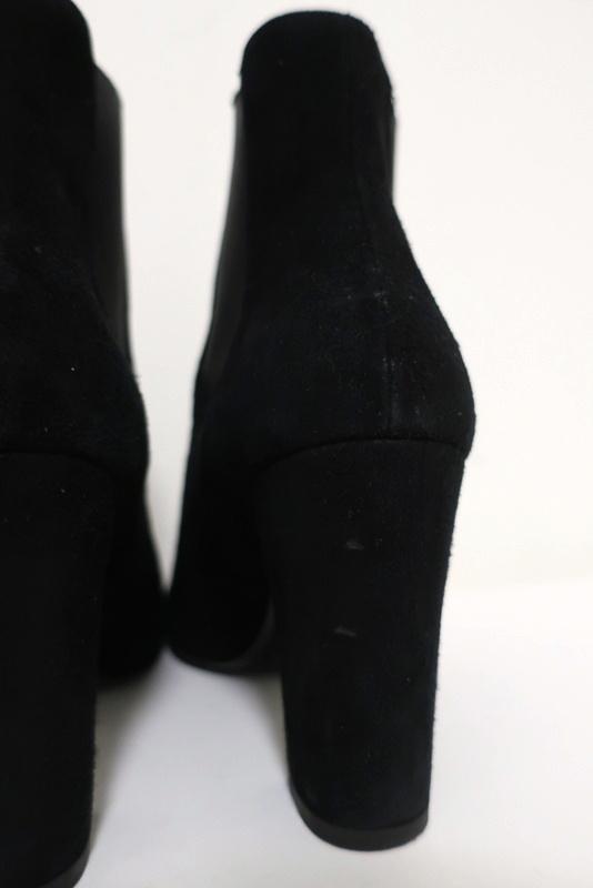 IRO Ankle Boots Eidem Black Suede Size 37 High Heel Chelsea Boots available at CelebrityOwned.com img_8