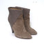 IRO Ankle Boots Keira Taupe Leather & Suede Size 37 Pointed Toe Booties
