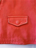 IRO Ashville Leather Moto Jacket Coral Size 40 available at CelebrityOwned.com img_11