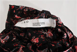 IRO Blouse Lou Black Printed Sheer Crepe Size 34 Long Sleeve Top available at CelebrityOwned.com img_5