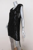 IRO Dress Black Woven Leather Size 0 Sleeveless Mini LBD available at CelebrityOwned.com img_4