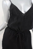 IRO Dress Odyssee Black Embroidered Chiffon Size 36 Crisscross-Strap Mini NEW available at CelebrityOwned.com img_3