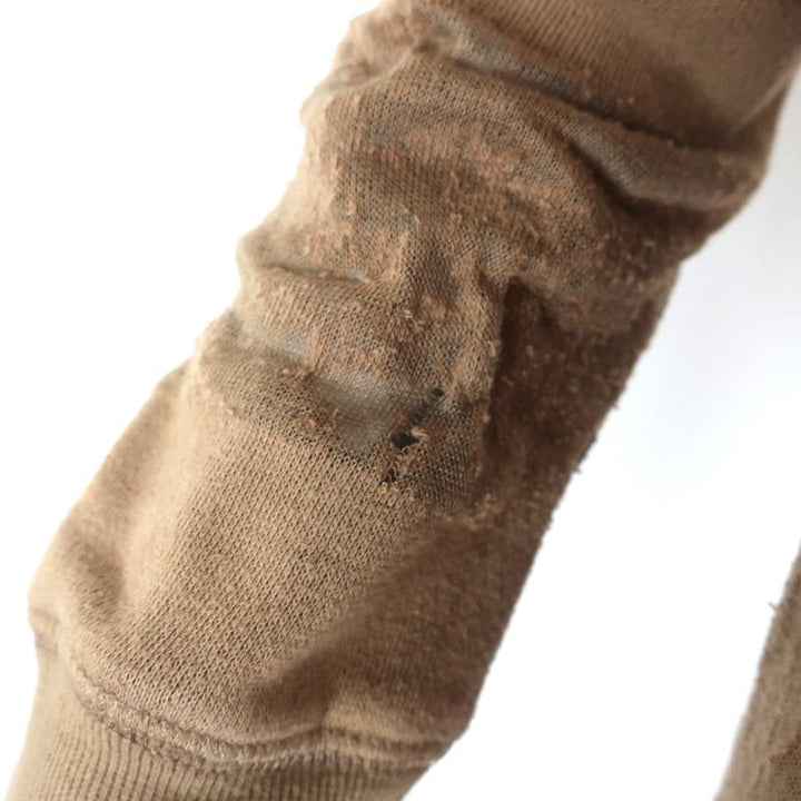 IRO JEANS Liberty Distressed Sweatshirt Brown Size Small Crewneck Pullover available at CelebrityOwned.com img_4