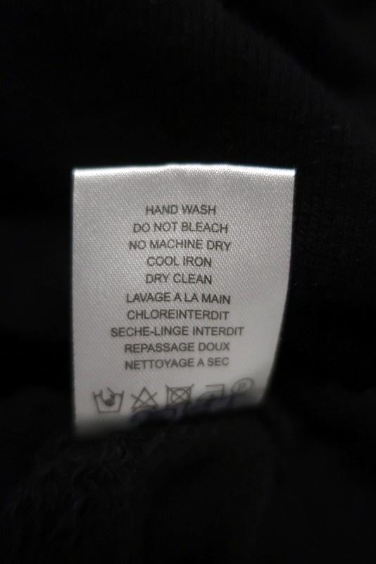 IRO JEANS Sweatshirt Nona Black Destroyed French Terry Size Extra Small available at CelebrityOwned.com img_8