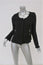 IRO Jacket Agneta Black Fringed Boucle Tweed Size 2
