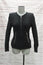 IRO Jacket Amiya Black Mesh-Paneled Tweed Size 38 Suede-Trimmed Zip Up