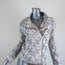 IRO Jacket Otavia Cream/Gray Triangle-Quilted Jacquard Size 36