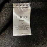 IRO Long Sleeve Shirt Priam Dark Grey Camouflage Wool-Blend Size Extra Small available at CelebrityOwned.com img_5