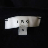 IRO Poppy Tee Black Distressed Linen Size Small Short Sleeve Top available at CelebrityOwned.com img_6