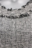 IRO Top Bardy White/Black Frayed Boucle Tweed Size 36 available at CelebrityOwned.com img_3
