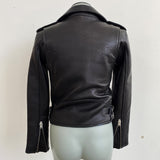 IRO x Barneys NY Chayama Leather Motorcycle Jacket Black Size 34 available at CelebrityOwned.com img_5