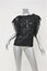 Isabel Marant Blouse Allen Black Embroidered Silk Georgette Size 34 Tassel Top