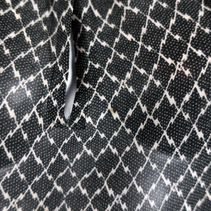 Isabel Marant Blouse Black Printed Silk Chiffon Size 34 Long Sleeve Top available at CelebrityOwned.com img_3