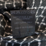 Isabel Marant Blouse Black Printed Silk Chiffon Size 34 Long Sleeve Top available at CelebrityOwned.com img_9