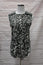 Isabel Marant Blouse Moss White/Black Leopard Print Silk Size 38 Sleeveless Top