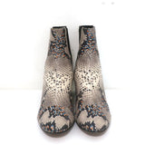 Isabel Marant Chelsea Boots Danelya Cream Snakeskin Print Leather Size 39 available at CelebrityOwned.com img_3