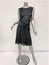 Isabel Marant Dress Taos Black Floral Print Stretch Silk Size 38 Open Back NEW