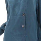 Isabel Marant Dress Teal Silk Size 1 Long Sleeve Buckle-Neck-img_[image_position} from CelebrityOwned.com
