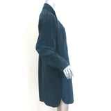 Isabel Marant Dress Teal Silk Size 1 Long Sleeve Buckle-Neck-img_[image_position} from CelebrityOwned.com