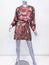 Isabel Marant Dress Wensley Metallic Pink Printed Lurex-Silk Mini Size 38 NEW