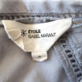 Isabel Marant Etoile Blouse Arthel Light Blue Broderie Anglaise Top Size 0 available at CelebrityOwned.com img_6
