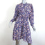 Isabel Marant Etoile Dress Yandra Ikat Printed Silk Size 36 Long Sleeve NEW
