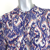 Isabel Marant Etoile Dress Yandra Ikat Printed Silk Size 36 Long Sleeve NEW available at CelebrityOwned.com img_2