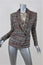 Isabel Marant Etoile Gabe Tweed Blazer Black/Red Size 36 Double Breasted Jacket