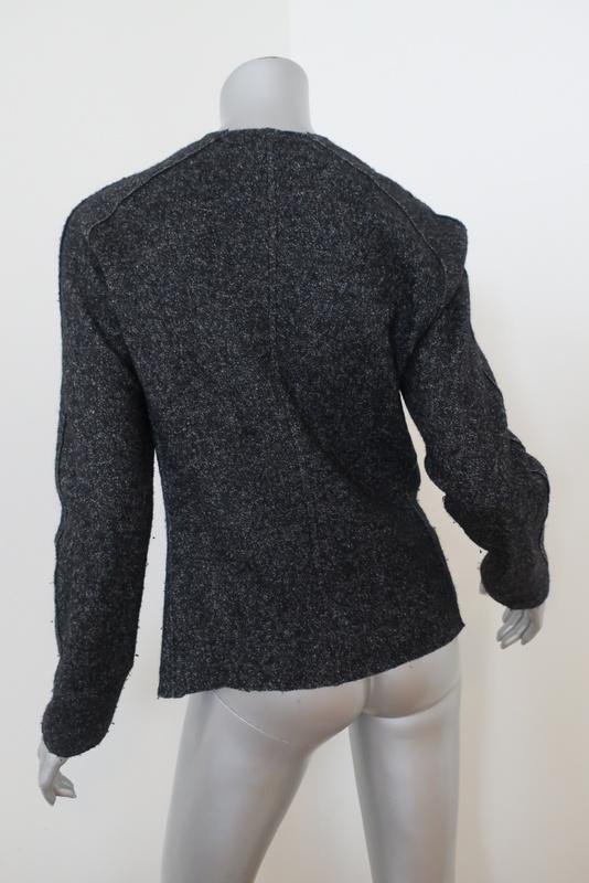 Isabel Marant Etoile Jacket Denzel Black Wool-Blend Size 40 available at CelebrityOwned.com img_8