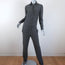 Isabel Marant Etoile Long Sleeve Jumpsuit Peters Gray Gabardine Size 34