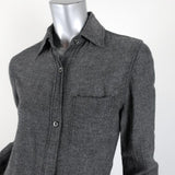 Isabel Marant Etoile Long Sleeve Jumpsuit Peters Gray Gabardine Size 34 available at CelebrityOwned.com img_3
