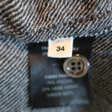 Isabel Marant Etoile Long Sleeve Jumpsuit Peters Gray Gabardine Size 34 available at CelebrityOwned.com img_7