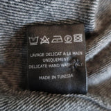 Isabel Marant Etoile Long Sleeve Jumpsuit Peters Gray Gabardine Size 34 available at CelebrityOwned.com img_9