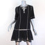 Isabel Marant Etoile Mini Dress Relly Black Embroidered Cotton Size 36