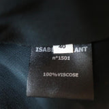 Isabel Marant Etoile Mini Skirt Prune Black Printed Georgette Size 40 available at CelebrityOwned.com img_6