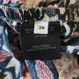 Isabel Marant Etoile One Shoulder Mini Dress Lilia Mixed Floral Print Size 38 available at CelebrityOwned.com img_7