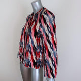 Isabel Marant Etoile Padded Jacket Lita Multicolor Printed Velvet Size 36 available at CelebrityOwned.com img_2