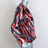 Isabel Marant Etoile Padded Jacket Lita Multicolor Printed Velvet Size 36 available at CelebrityOwned.com img_3