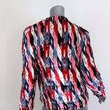 Isabel Marant Etoile Padded Jacket Lita Multicolor Printed Velvet Size 36 available at CelebrityOwned.com img_4