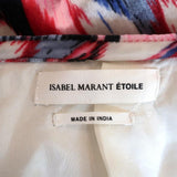 Isabel Marant Etoile Padded Jacket Lita Multicolor Printed Velvet Size 36 available at CelebrityOwned.com img_6