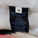 Isabel Marant Etoile Padded Jacket Lita Multicolor Printed Velvet Size 36 available at CelebrityOwned.com img_7