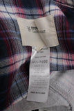 Isabel Marant Etoile Plaid Shirt Jacket Navy/Red Cotton Size 2 available at CelebrityOwned.com img_5