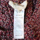 Isabel Marant Etoile Pom Pom Sweater Red Marled Knit Size 1 Crewneck Pullover available at CelebrityOwned.com img_6