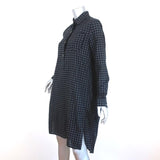 Isabel Marant Etoile Shirtdress Rane Gray Gingham Size 36 Long Sleeve Dress available at CelebrityOwned.com img_2