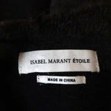 Isabel Marant Etoile Tie-Back Sweater Black/Gray Camouflage Alpaca Knit Size 40 available at CelebrityOwned.com img_5