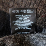 Isabel Marant Etoile Tie-Back Sweater Black/Gray Camouflage Alpaca Knit Size 40 available at CelebrityOwned.com img_7