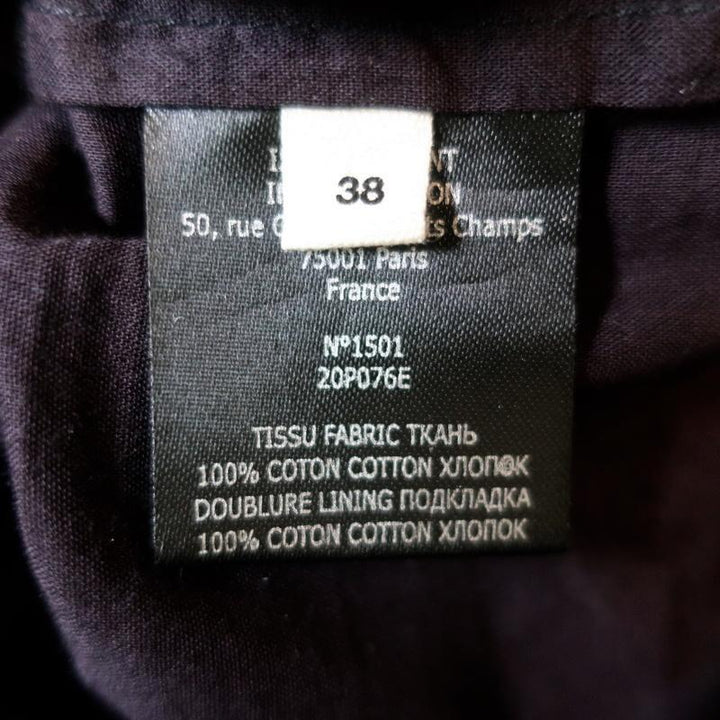 Isabel Marant Etoile Tiered Mini Skirt Naomi Black/Multi Printed Cotton Size 38 available at CelebrityOwned.com img_7