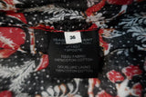 Isabel Marant Etoile Top Erney Black/Red Printed Cotton Blouse Size 36 available at CelebrityOwned.com img_7