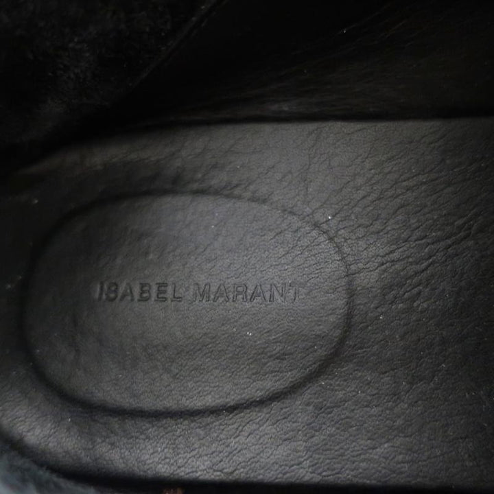Isabel Marant Feenie Convertible Loafers Brown Studded Leather Flats Size 36 available at CelebrityOwned.com img_9